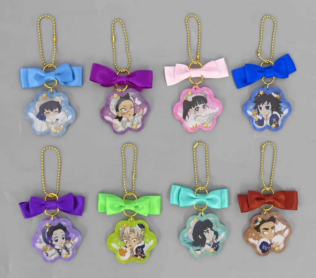 全8種セット 「鬼滅の刃×ufotable Cafe/マチ★アソビCAFE×ufotable DINING クリスマスイベント2024 ランダムオーナメントチャームB」