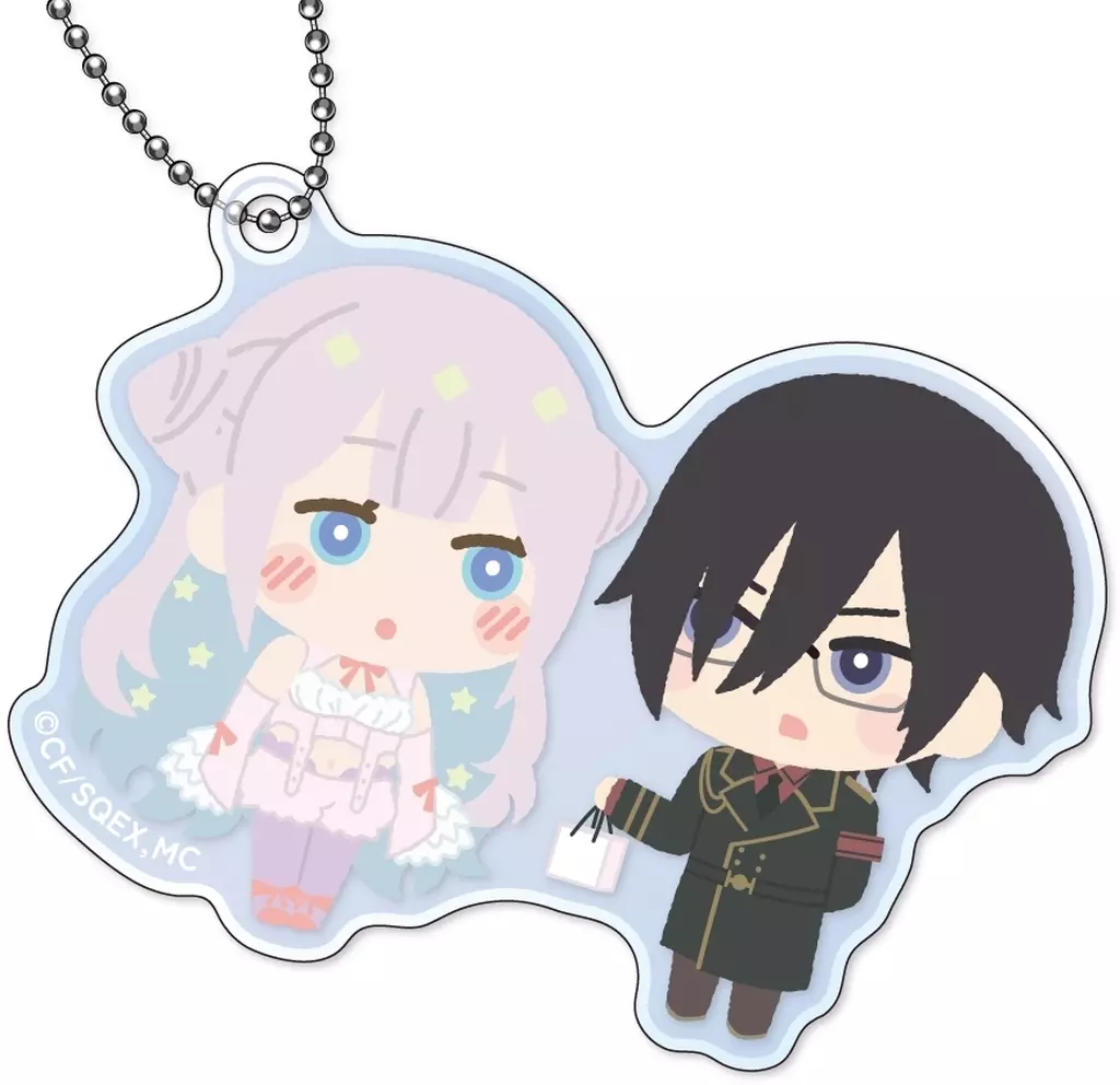 A.ミラ＆深森白夜 「かつて魔法少女と悪は敵対していた。 もふもふ アクリル」