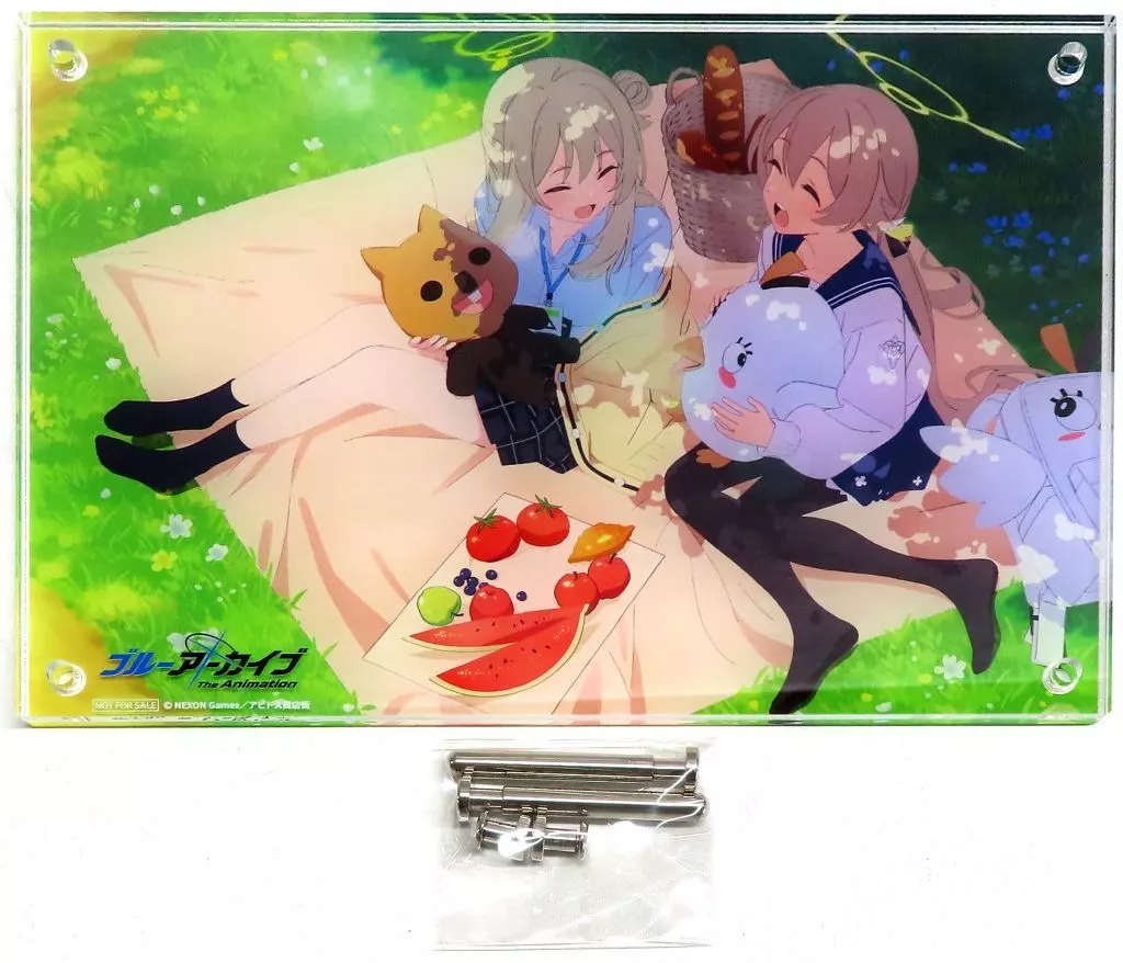 アクリルスタンド・アクリルパネル　ノノミ＆ヒフミ 描き下ろし2層A5アクリルスタンド 「Blu-ray/DVD ブルーアーカイブ The Animation」 ヨドバシカメラ全巻購入特典