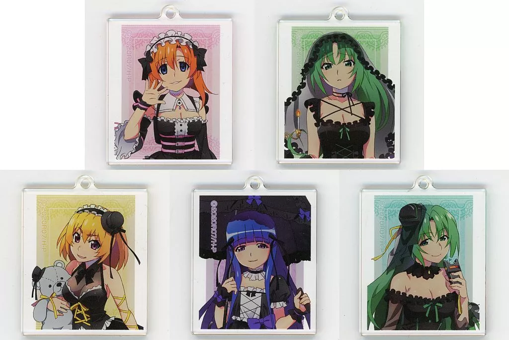 全5種セット 「ひぐらしのなく頃に業・卒 POP UP SHOP in MEDICOS SHOP新宿 アクリルコレクション ゴシックドレスver.」