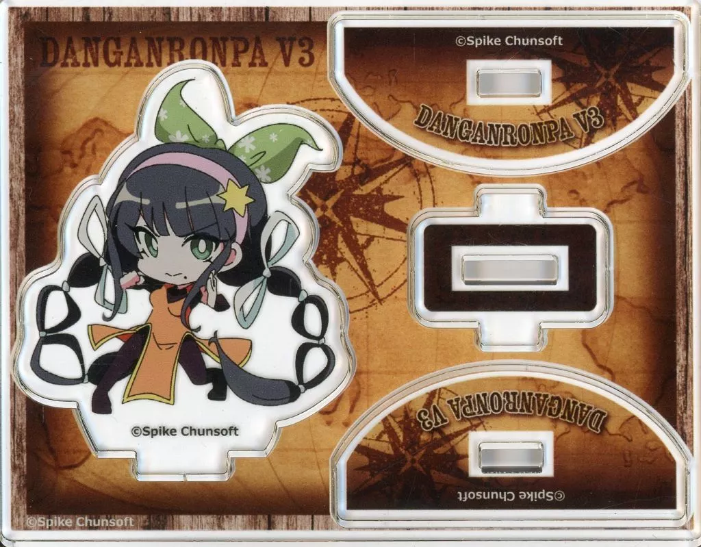 アクリルスタンド・アクリルパネル　茶柱転子 「ニューダンガンロンパV3 みんなのコロシアイ新学期×カラオケの鉄人 トレーディングゆらゆらアクリルスタンド」