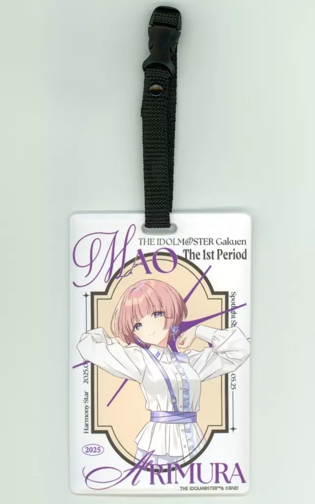 有村麻央 公式ラゲッジタグ 「学園アイドルマスター The 1st Period」