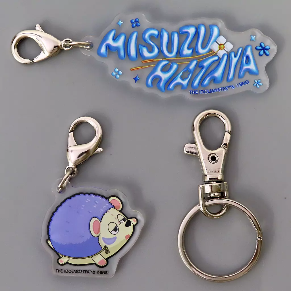 秦谷美鈴 公式ネーム＆アイテムアクリルチャーム 「学園アイドルマスター DEBUT LIVE 初 TOUR」