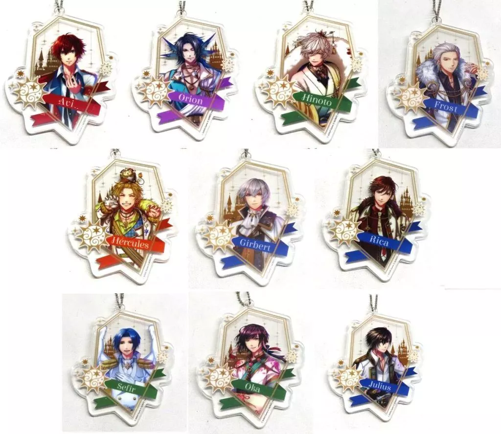 全10種セット 「夢王国と眠れる100人の王子様 アクリル 太陽覚醒ver.」 中国限定