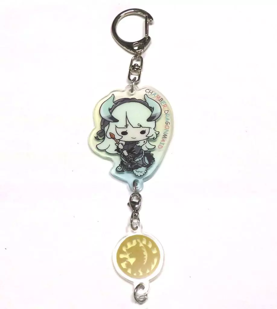 ドラゴンメイド・チェイム ゆる☆ぎ☆お～ 特製アクリル 「遊☆戯☆王 オフィシャルカードゲーム デュエルモンスターズ QUARTER CENTURY TRINITY BOX ドラゴンメイド」 同梱特典