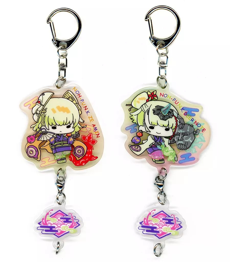 No-P.U.N.K.セアミン＆No-P.U.N.K.ディア・ノート ゆる☆ぎ☆お～ 特製アクリル2個セット 「遊☆戯☆王 オフィシャルカードゲーム デュエルモンスターズ QUARTER CENTURY TRINITY BOX P.U.N.K.」 同梱特典