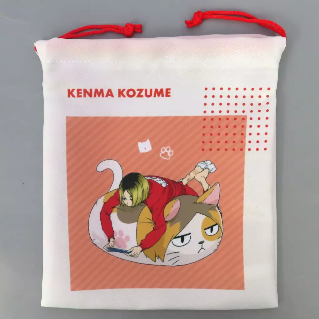 駿河屋 -<中古>孤爪研磨 描き下ろし巾着 JF2024 Ver. 「ハイキュー