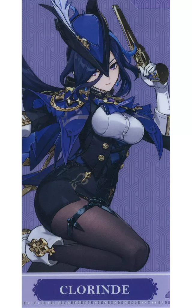 クロリンデ(等身) チケットファイル 「原神×GiGOキャンペーン ～水花舞う遊宴へ～」 クレーンゲームプレイ特典 第1弾