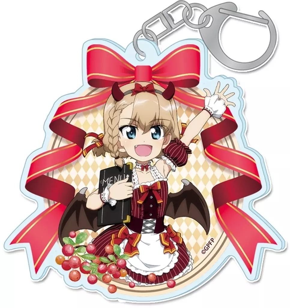 カチューシャ(小悪魔ウエイトレス) 描き下ろし アクリル 「ガールズ＆パンツァー 最終章」