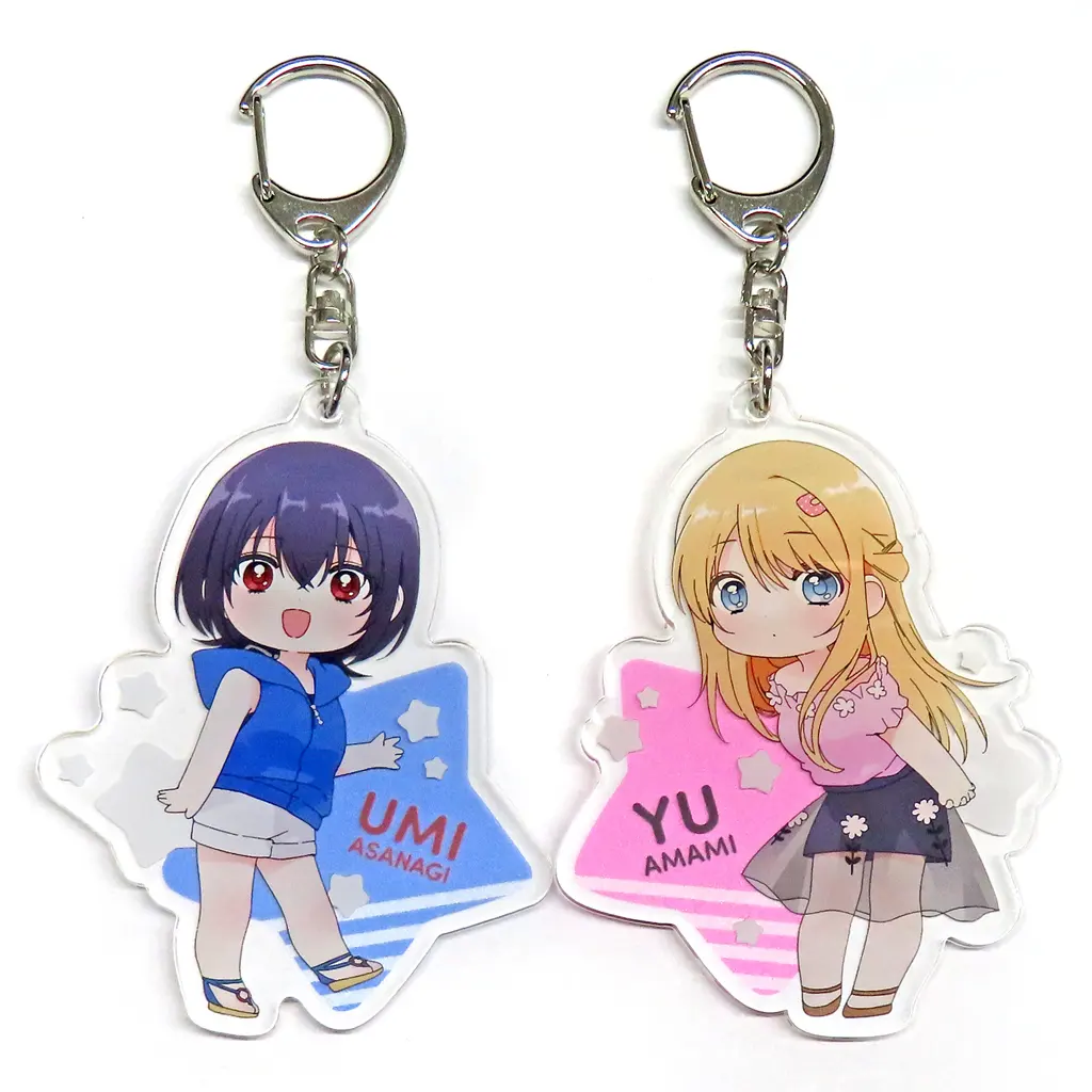 朝凪海＆天海夕 アクリル(2個セット) 「コミックス クラスで2番目に可愛い女の子と友だちになった 第2巻 メロンブックス限定版」 同梱特典