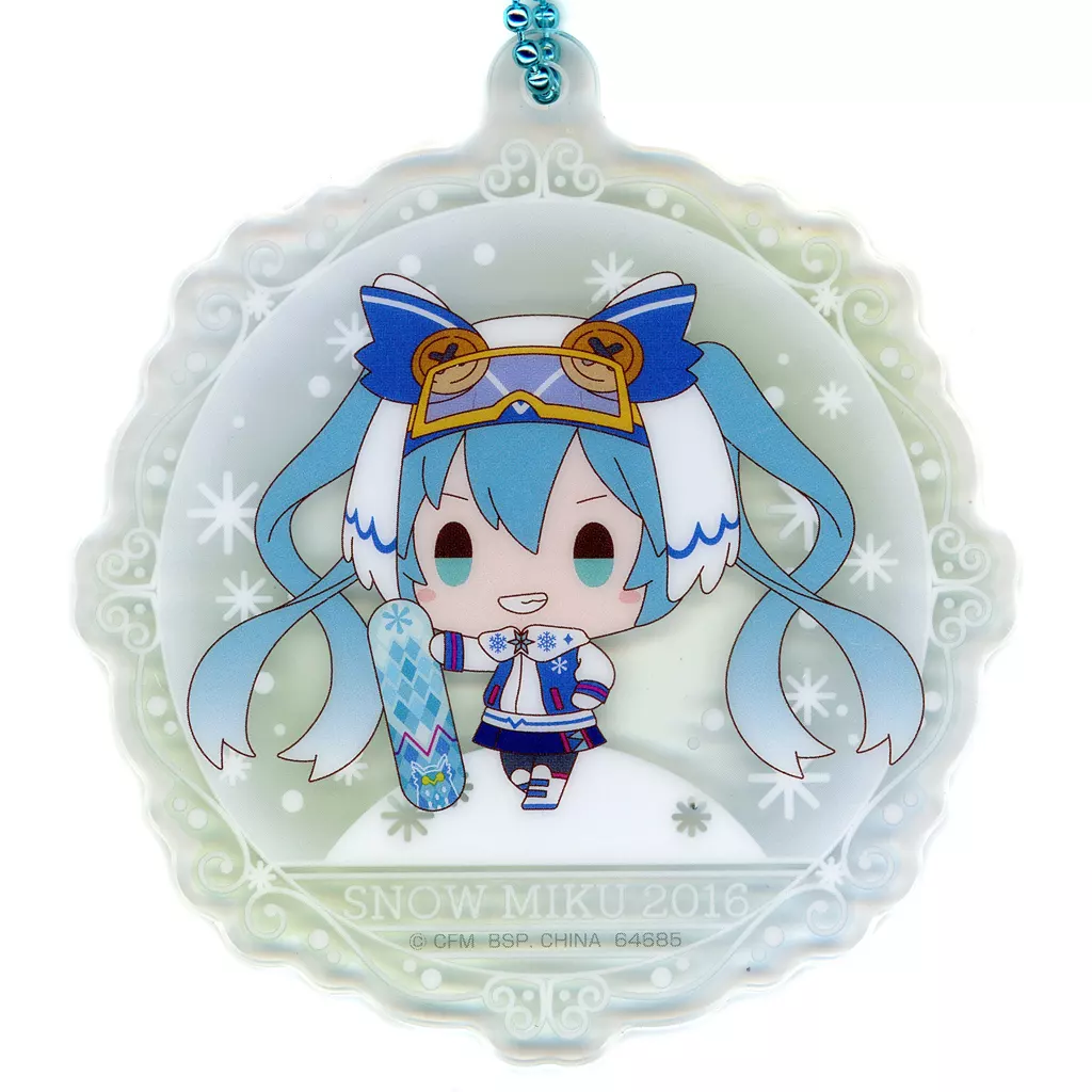 雪ミク 2016 雪ミクオールスターズ アクリルチャーム ちょこのっこ 「一番くじ 雪ミク ～SNOW MIKU～ Third Season」 K賞