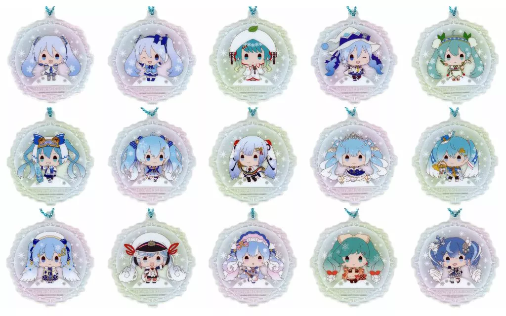 全15種セット 雪ミクオールスターズ アクリルチャーム ちょこのっこ 「一番くじ 雪ミク ～SNOW MIKU～ Third Season」 K賞