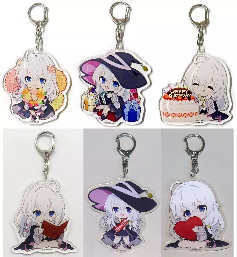 全6種セット アクリル 「くじ引き堂 魔女の旅々 イレイナ Happy Birthday 2024 オンラインくじ」 C賞