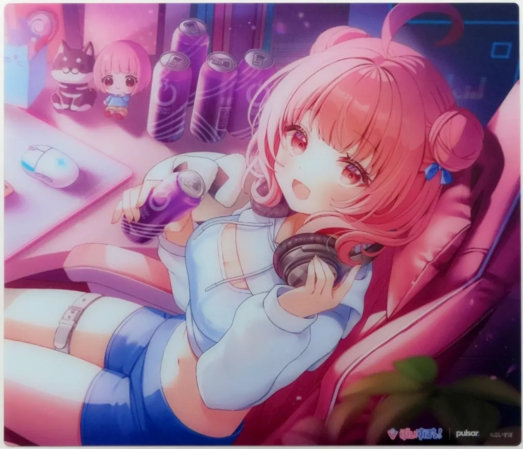 ぶいすぽ 夢野あかり ガラスマウスパッド あかりん vspo VSPO! GEAR ガラスマウスパッド