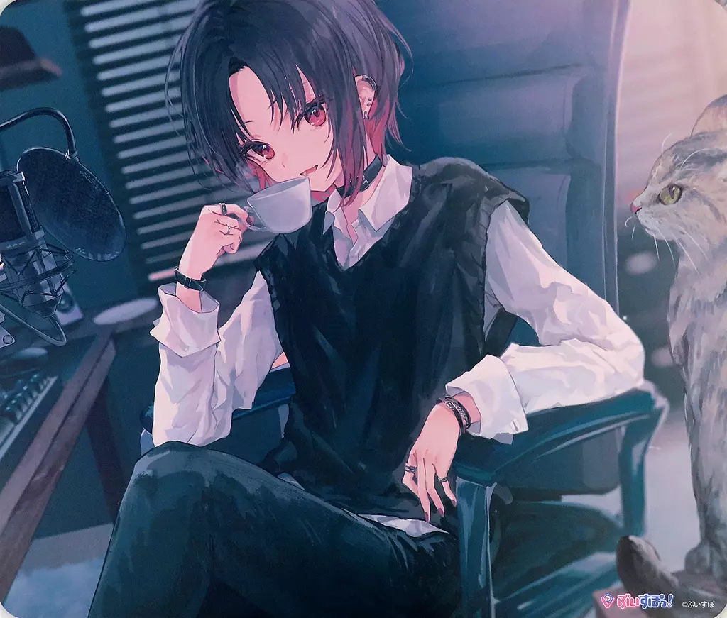 〔 如月れん 〕ぶいすぽ マウスパッド VSPO! GEAR ガラスマウスパッド