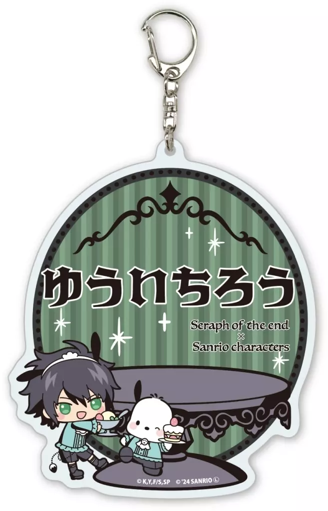01.百夜優一郎×ポチャッコ(ミニキャライラスト) デカアクリル 「終わりのセラフ×サンリオキャラクターズ」