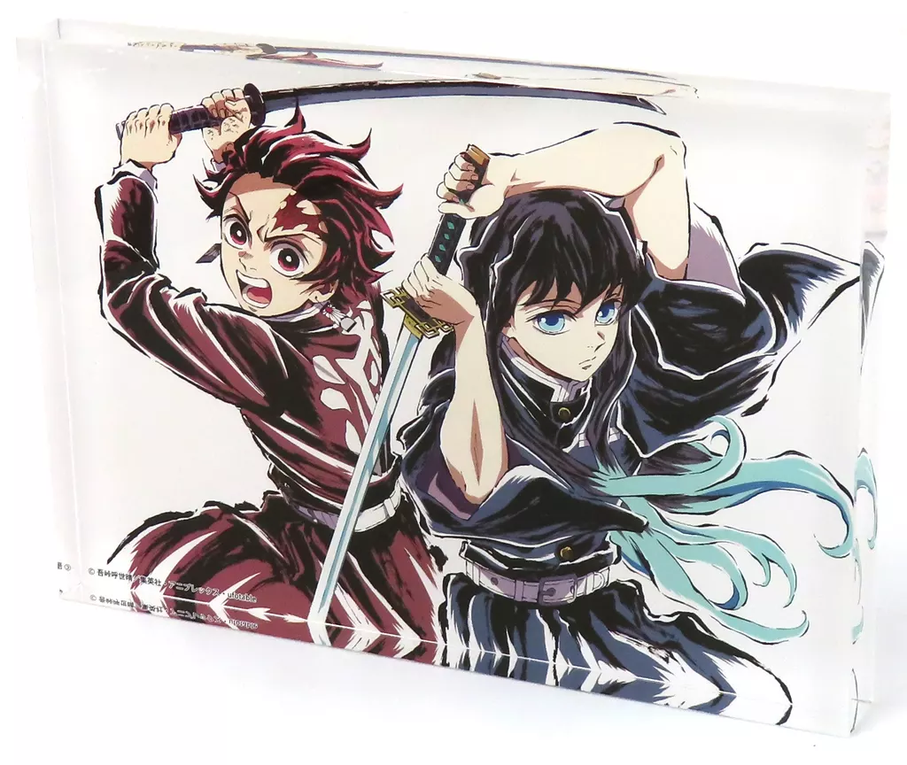 鬼滅の刃　Anime Expo 松島晃描き下ろし　アクリルブロック　着彩画版 駿河屋 -<中古>竈門炭治郎＆時透無一郎 松島晃描き下ろし アクリル