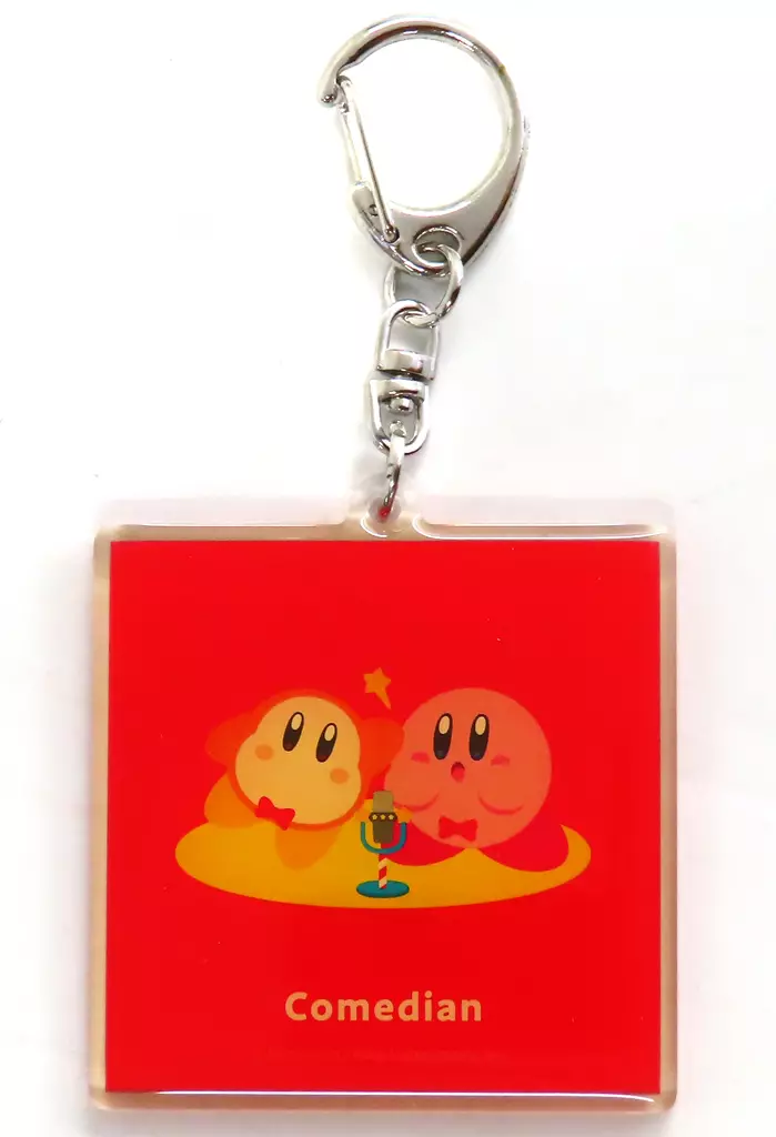 キーホルダー　カービィ＆ワドルディ(コメディアン) WAKU WAKU WORKS TRY!KIRBY! アクリルキーホルダー 「星のカービィ」