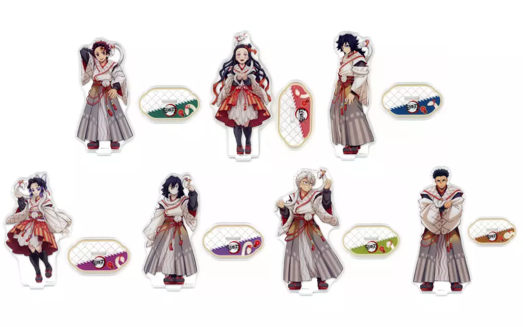 全7種セット 「鬼滅の刃 干支 巳年イベント2025 in ufotable Cafe×マチ★アソビCAFE×ufotable DINING ランダムアクリルスタンド」