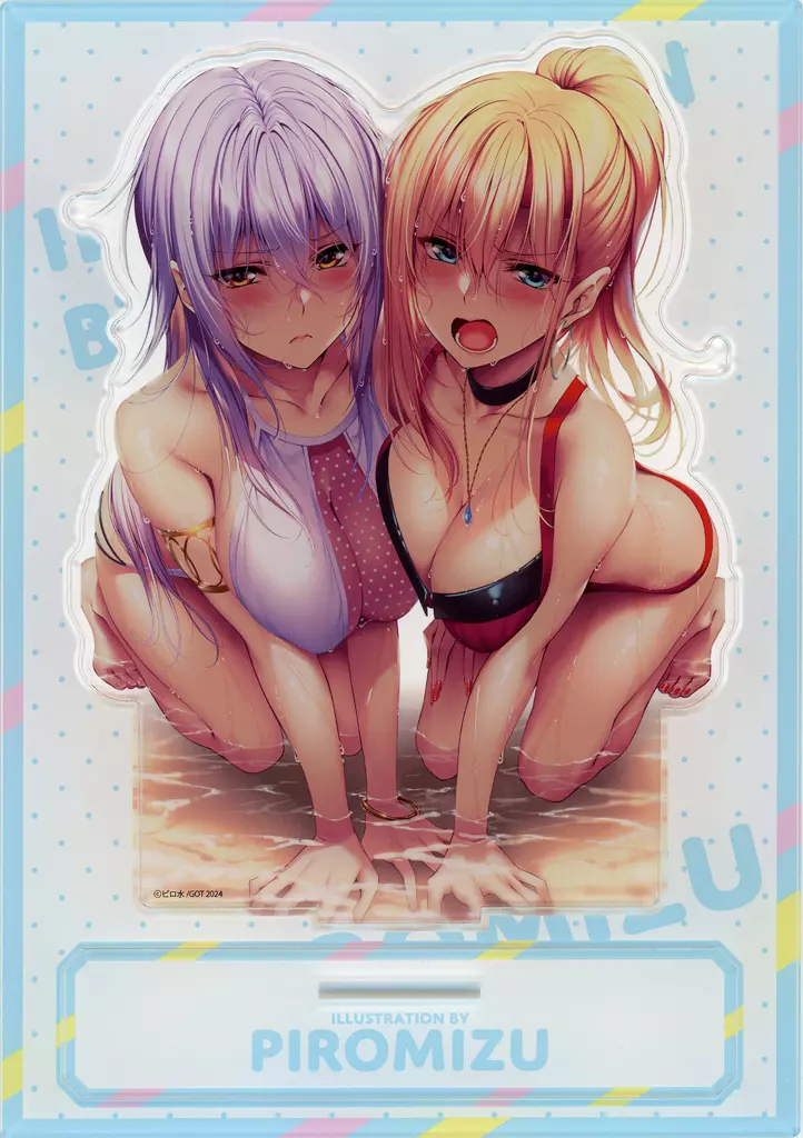 綾瀬夏夜＆綾瀬冬歌 アクリルフィギュア(ピロ水2) 「SiStart!」 COMIC E×E(コミックエグゼ) 50号記念画集 Love it!! ～AFTER PARTY～グッズ_image