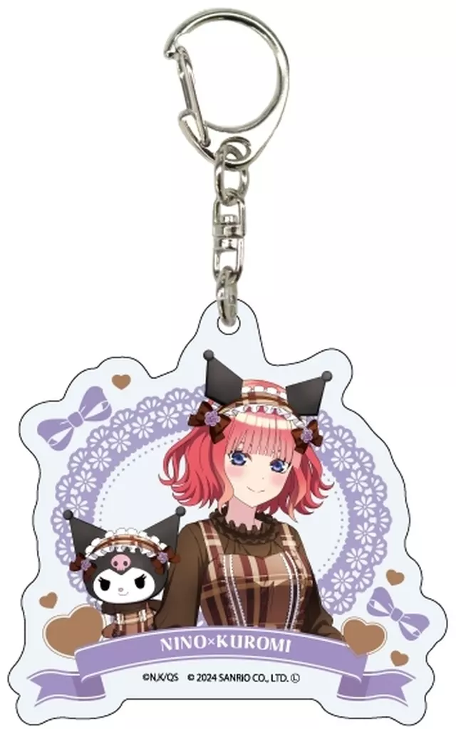 02.中野二乃×クロミ(コラボイラスト) アクリル 「五等分の花嫁∽×サンリオキャラクターズ」