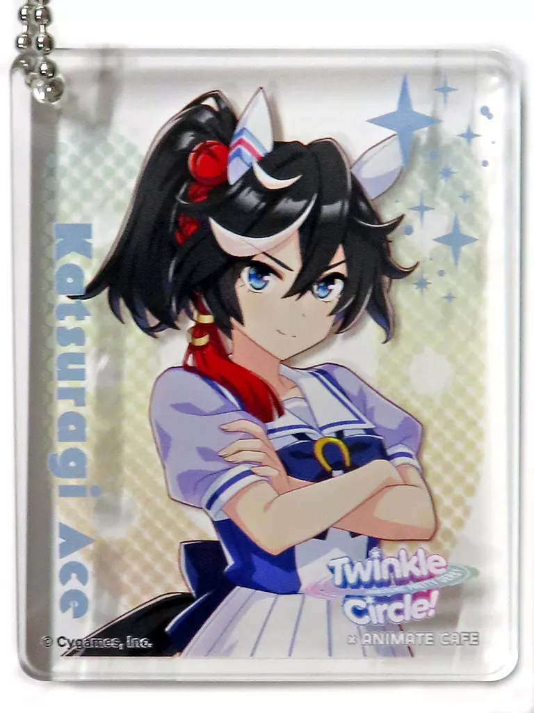 カツラギエース 「ウマ娘 プリティーダービー Twinkle Circle! animatecafe出張版 in 幕張メッセ CoLotta トレーディングアクリルプレート」
