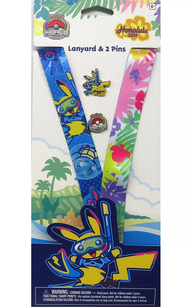 グッズセット　集合 ストラップ＆ピンズ(2個セット) 「ポケットモンスター」 ポケモンワールドチャンピオンシップス2024グッズ