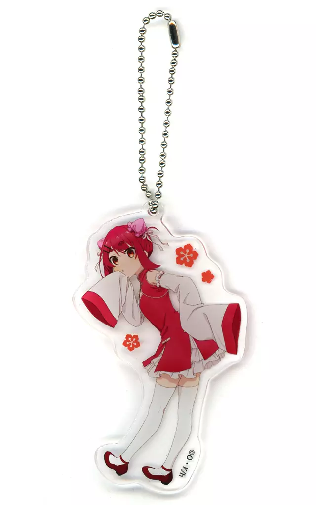 猫山田根子 アクリルキーチェーン 「しかのこのこのここしたんたん」