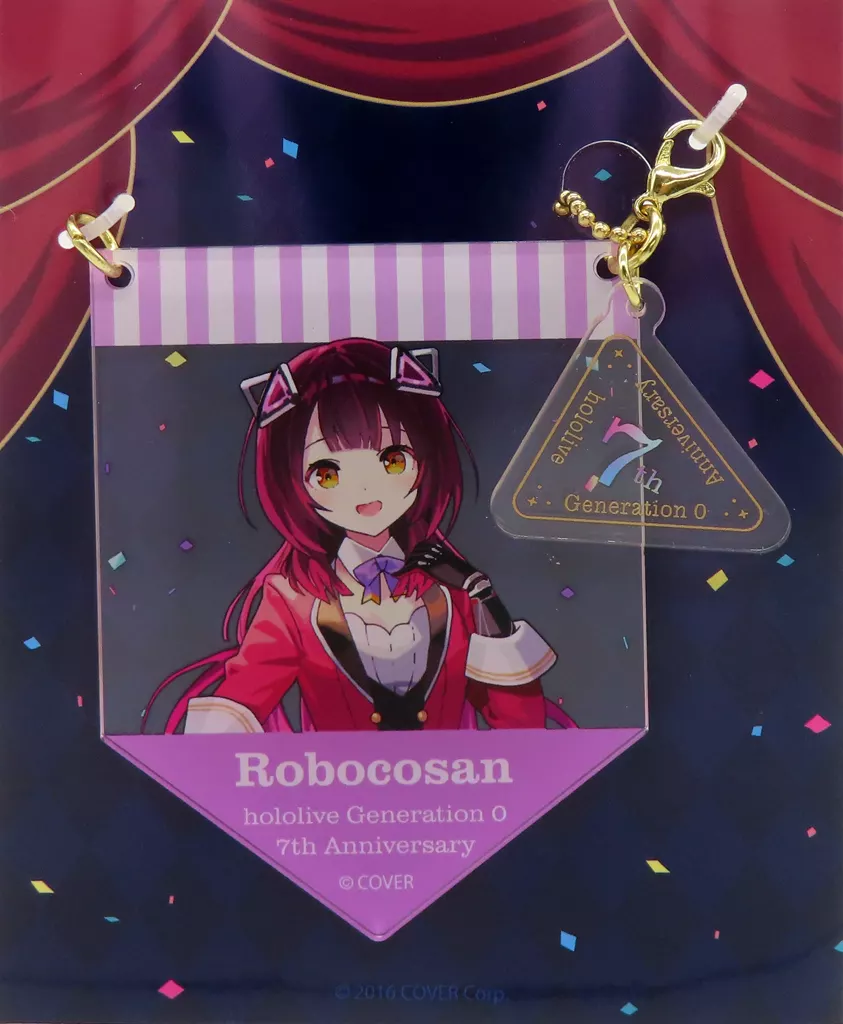 ロボ子さん ガーランド風 「バーチャルYouTuber ホロライブ 0期生 7周年記念」