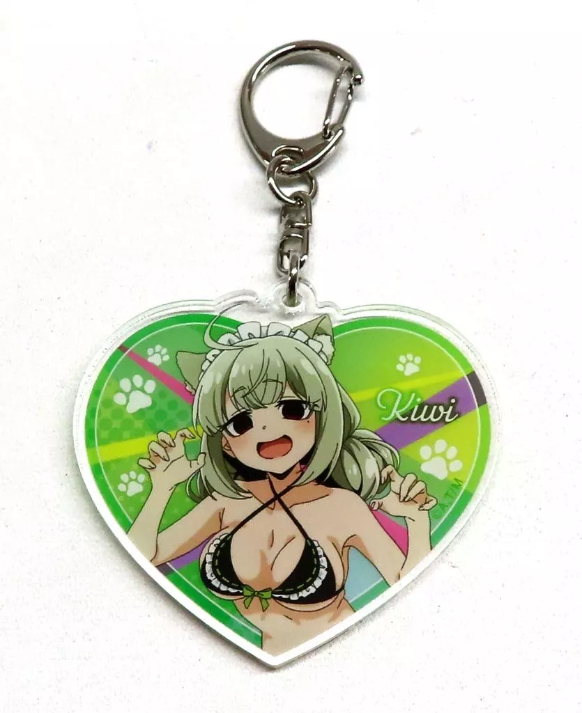 阿良河キウィ ハート アクリル 「くじ引き堂 魔法少女にあこがれて みんなでにゃんにゃん♪ オンラインくじ」 C-5賞