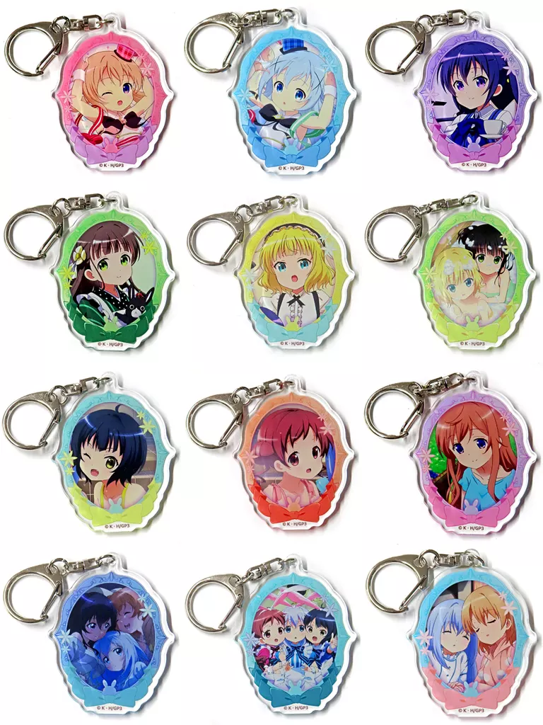 全12種セット アクリル 「くじ引き堂 ご注文はうさぎですか? BLOOM Newtype オンラインくじ」 C賞