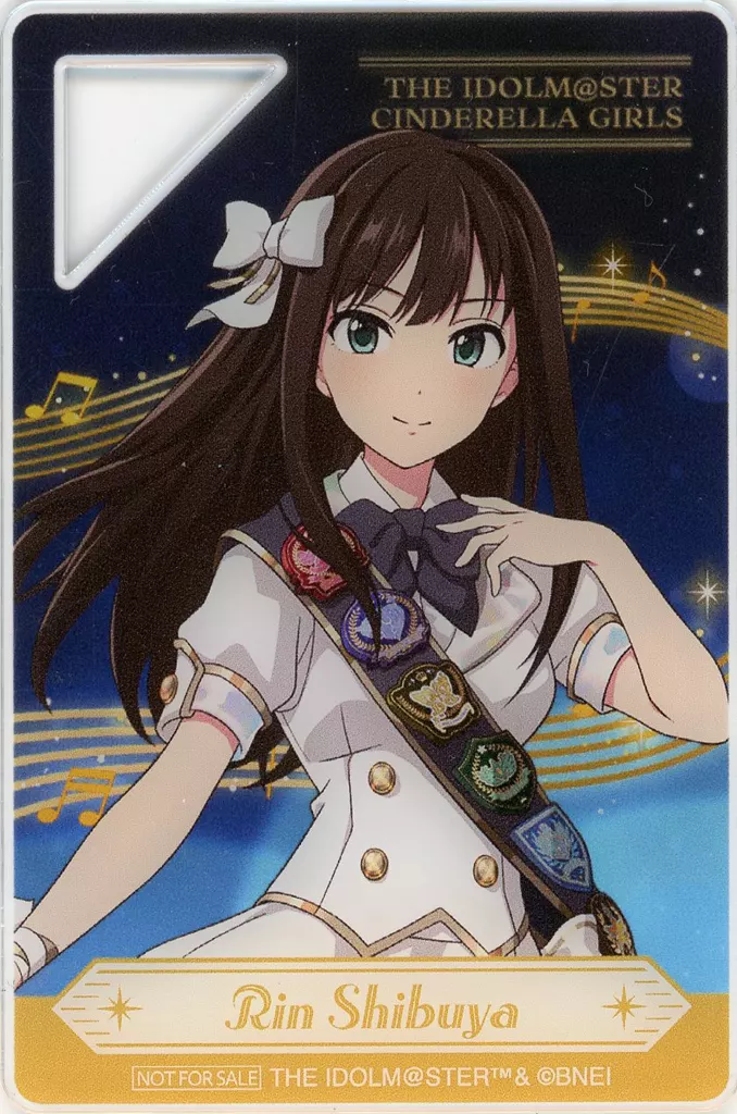 渋谷凛 ミニアクリルプレート 「アイドルマスターシリーズ＠ナムコアンサンブルスパークキャンペーン」 ナムコ限定対象クレーンゲーム機プレイ特典