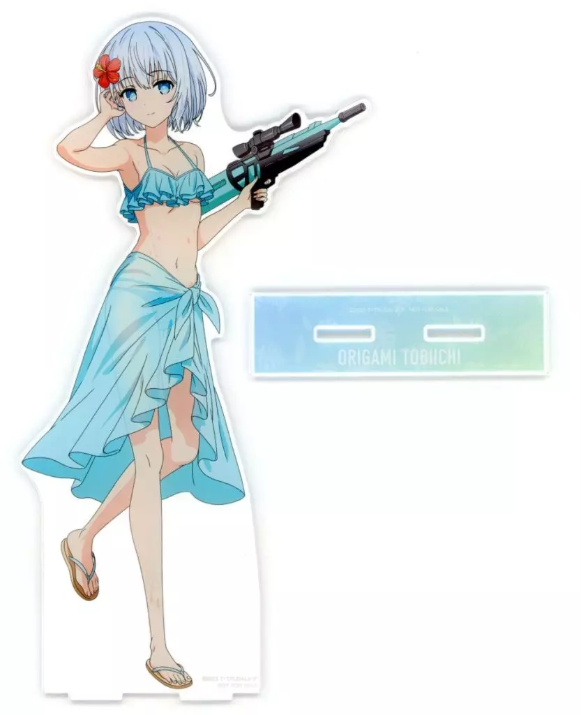 鳶一折紙 特大アクリルスタンド 「デート・ア・ライブV 描き下ろし デート・ア・バカンスver. 当たり付き一撃コレクション ミニアクリルスタンド」 あたり景品