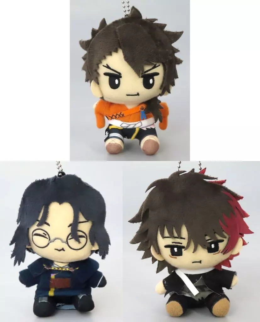 全3種セット ぬいぐるみまめマスコット 「みんなのくじ 刀剣乱舞ONLINE ～ぬーどるストッパーの陣 其ノ伍～ 10周年アニバーサリー」 E賞