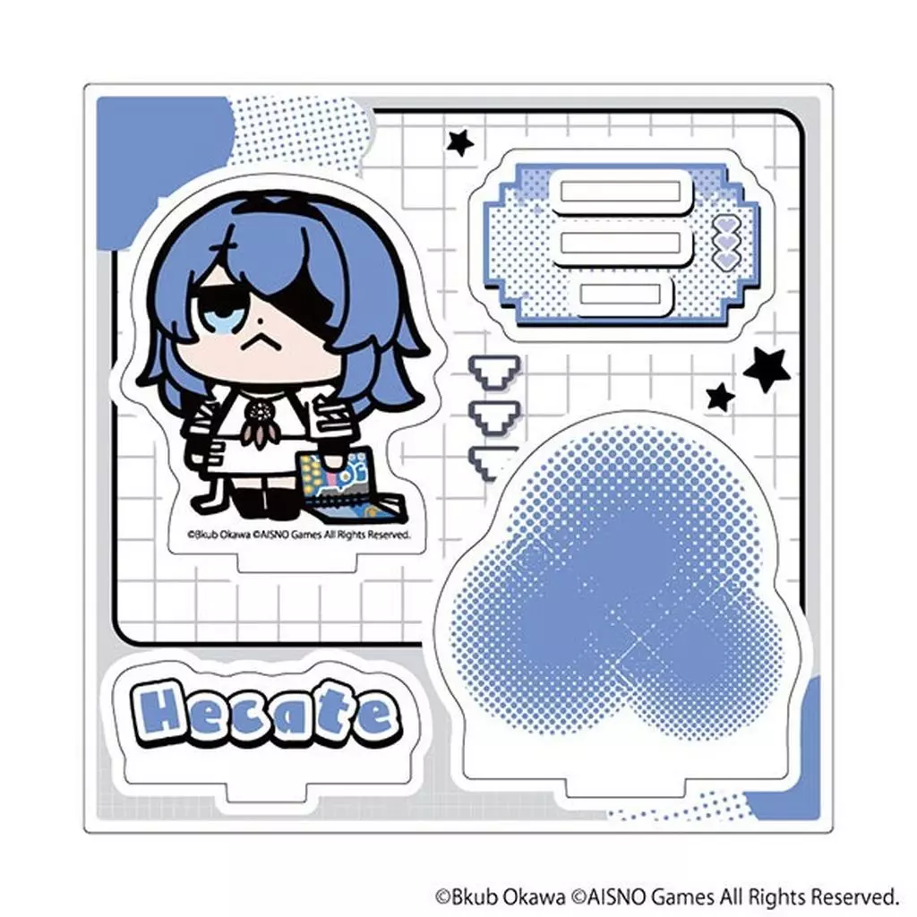 04.ヘカテー(ミニキャライラスト) アクリルスタンドプレート 「無期迷途×大川ぶくぶ」_image