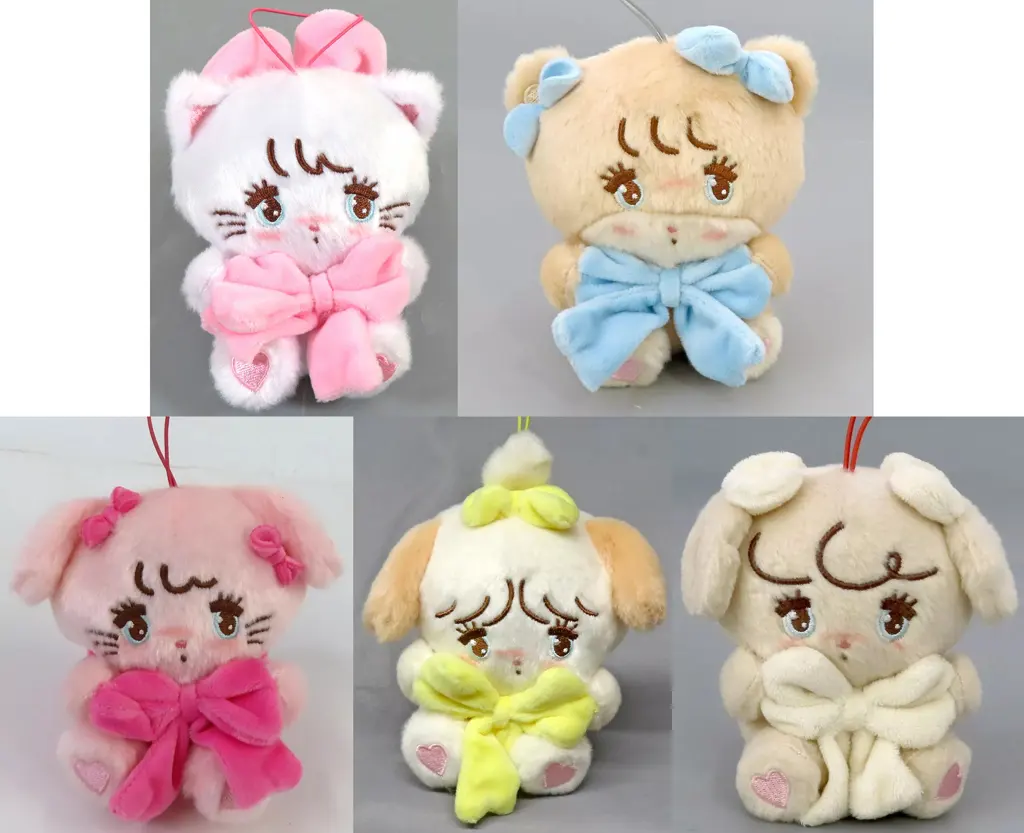 全5種セット 抱きしめおリボンマスコット 「mikko characters」