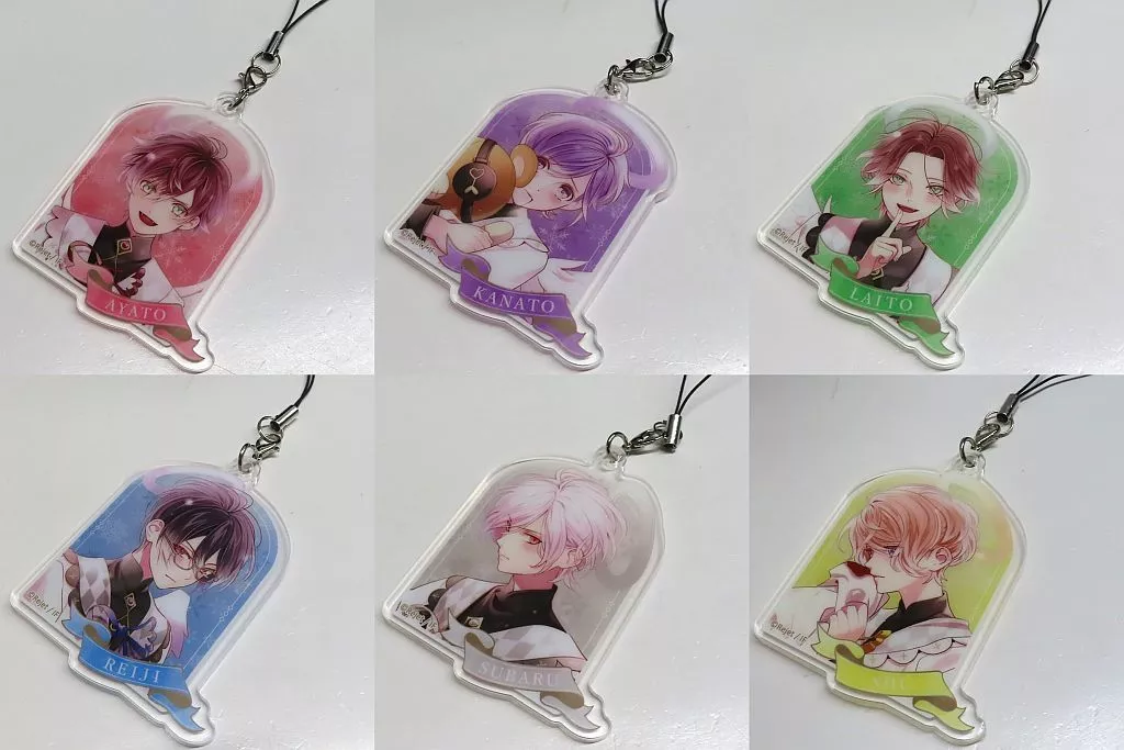 全6種セット アクリル 「DIABOLIK LOVERS MILLENNIUM ANGEL くじ Type A」 C賞