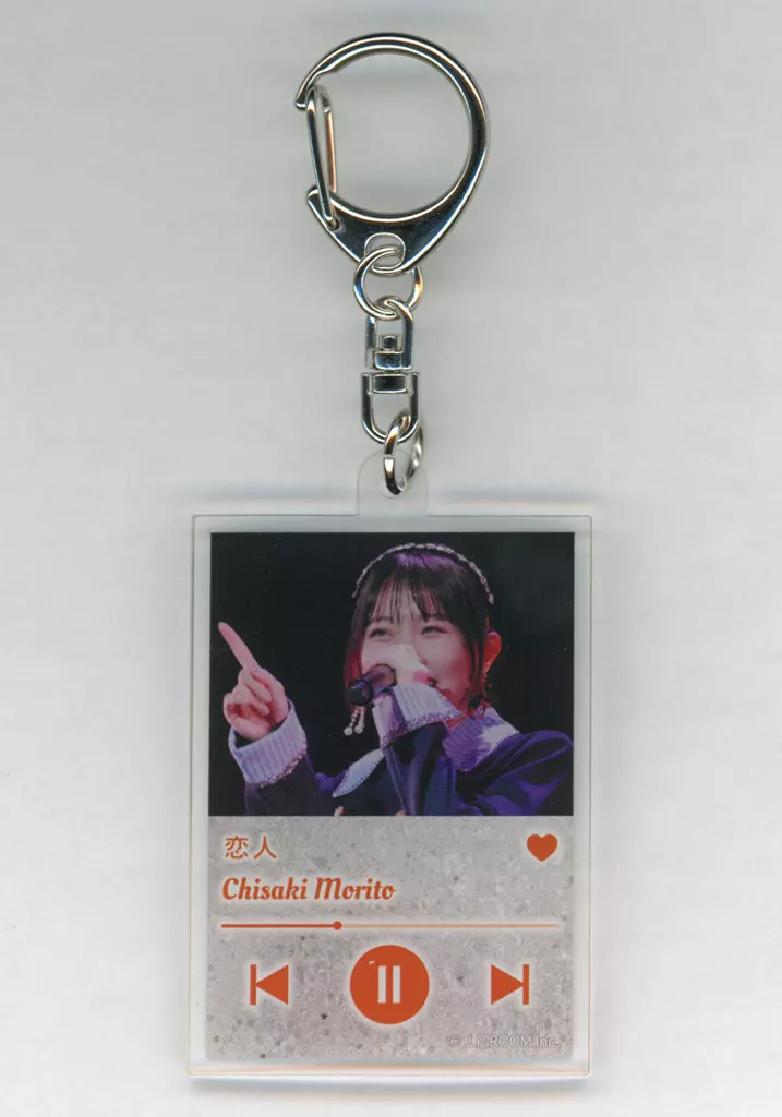 森戸知沙希 お気に入りの曲タイトル入り 再生画面風アクリル 「M-line Special 2024 Autumn ～brand new “more” ～開催記念! ラッフルくじ」 E賞