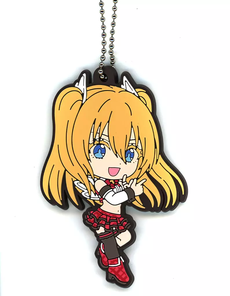天乃リリサ/リリエル(シンデレラ☆スターコラボ衣装) ラバーチャーム きゅんキャラいらすとれーしょんず 「一番くじ TVアニメ 2.5次元の誘惑 天使空挺隊集合!」 I賞