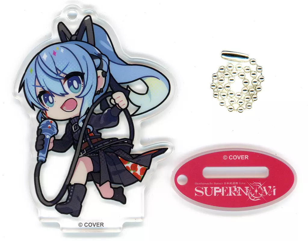 星街すいせい(リボン) 「バーチャルYouTuber ホロライブ 星街すいせい Hoshimachi Suisei 日本武道館 Live “SuperNova” Random Acrylic Keychain(ランダムアクリルキーチェーン)」