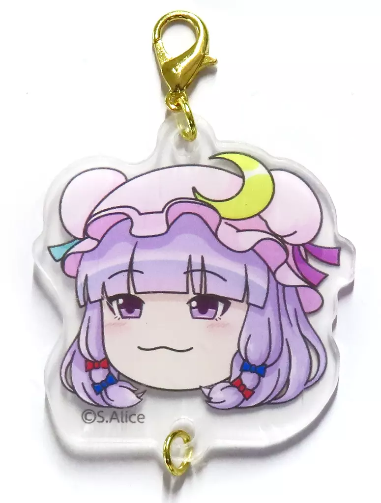 ゆっくりパチュリー 「東方Project×ダイソー アクリルチャーム」