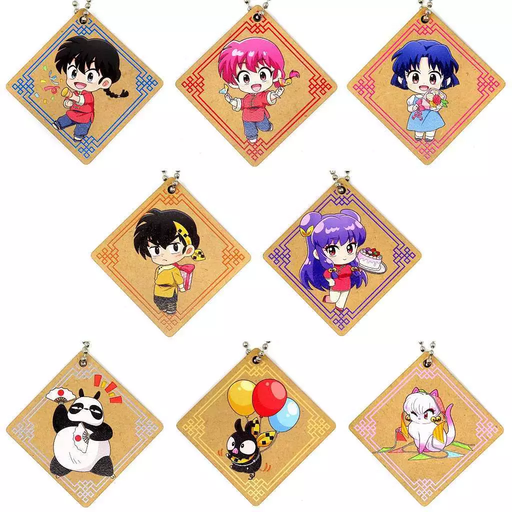 全8種セット 「らんま1/2 POP UP STORE トレーディング木製」