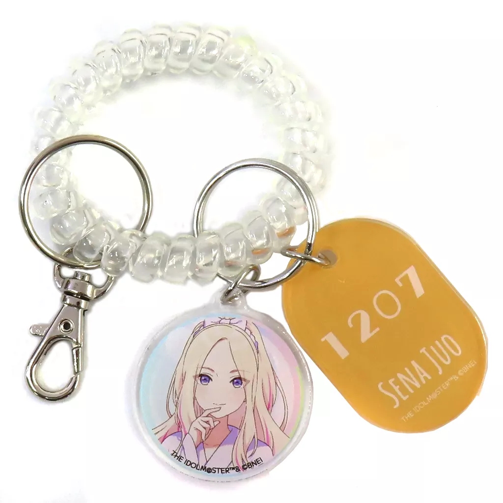 十王星南 「学園アイドルマスター×極楽湯・RAKU SPA ようこそ極楽湯 ～寒冬の湯園地～ トレーディングロッカーキー風」