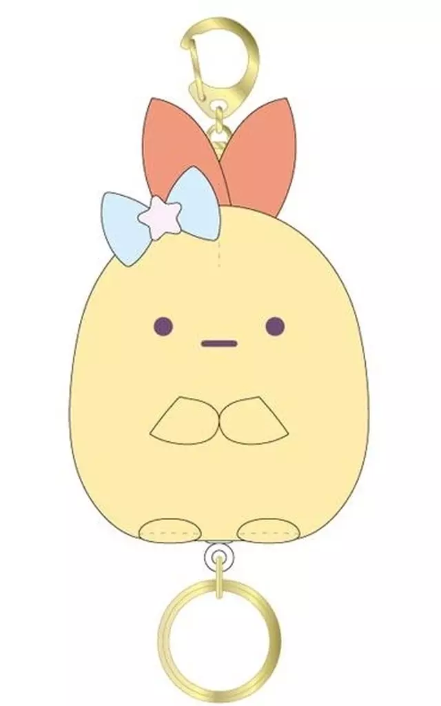 えびふらいのしっぽ リール付きマスコット 「すみっコぐらし」