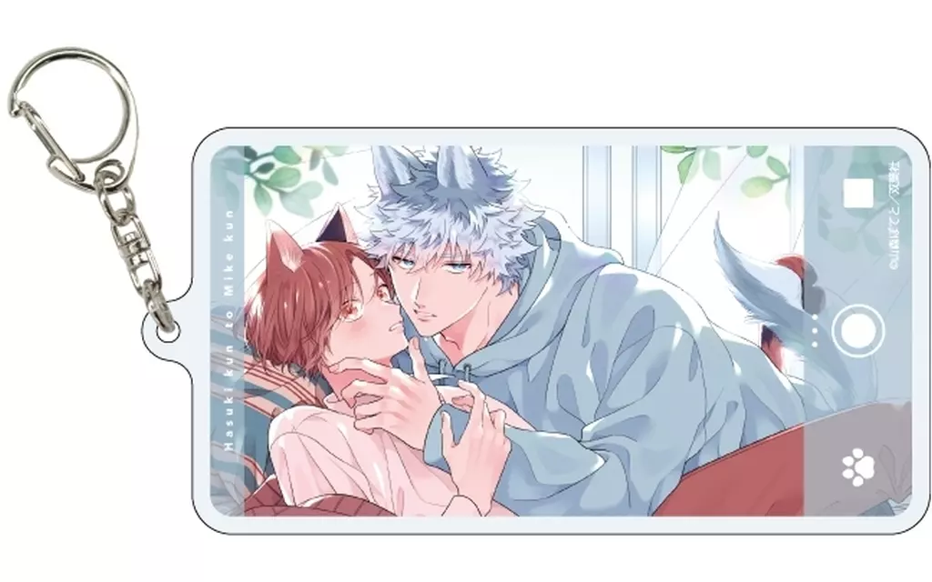02.蓮木健太＆三毛真一(公式イラスト) デカアクリル 「蓮木くんと三毛くん」