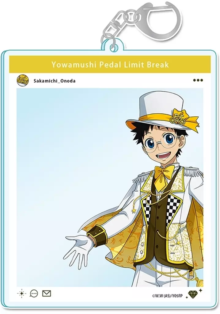 小野田坂道 怪盗ver. 描き下ろし SNS風アクリル 「弱虫ペダル LIMIT BREAK」
