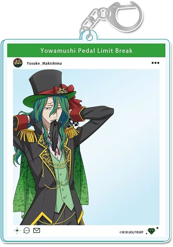 巻島裕介 怪盗ver. 描き下ろし SNS風アクリル 「弱虫ペダル LIMIT BREAK」