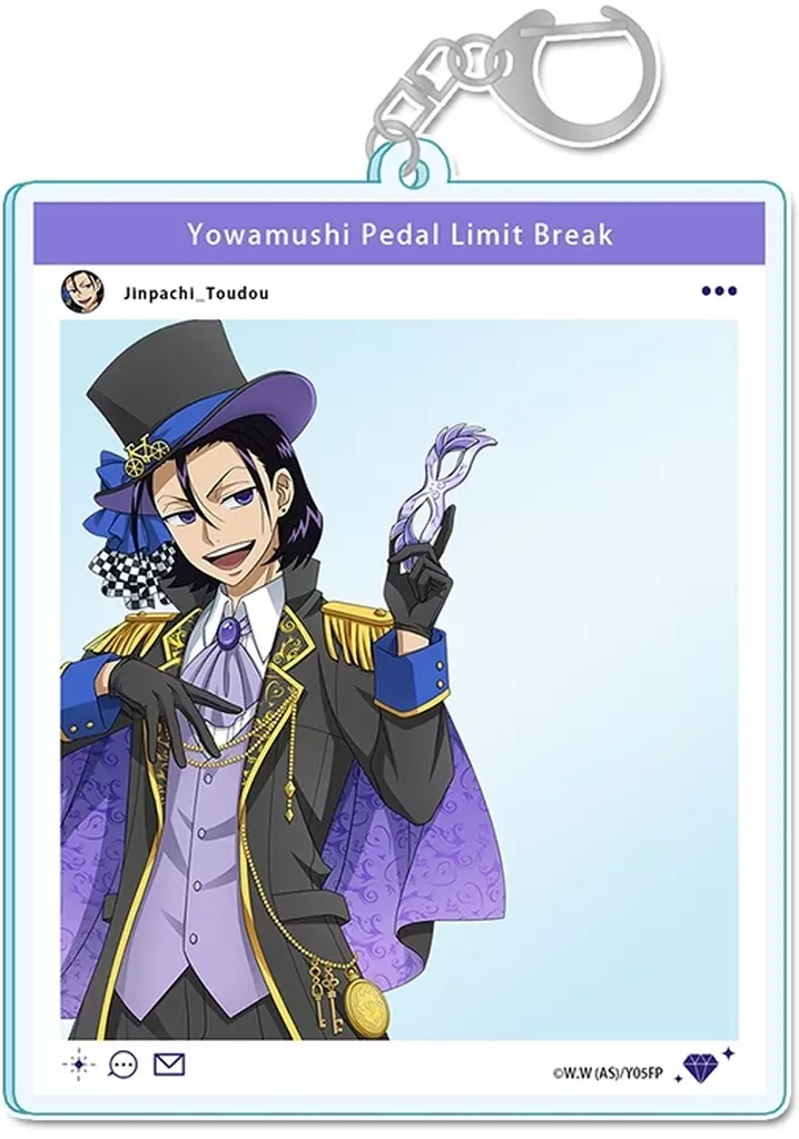 東堂尽八 怪盗ver. 描き下ろし SNS風アクリル 「弱虫ペダル LIMIT BREAK」