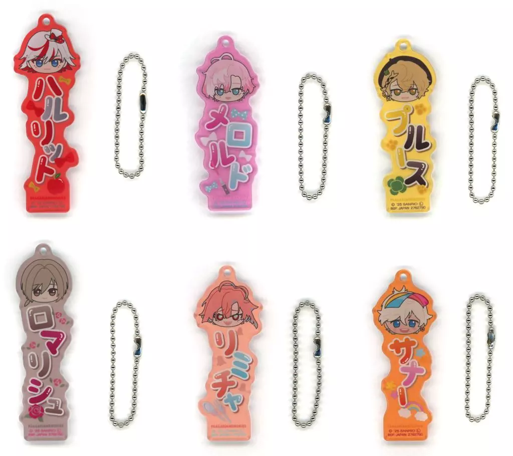 全6種セット ちびぐるみおなまえアクリル～RED BOUQUET～ 「フラガリアメモリーズ」