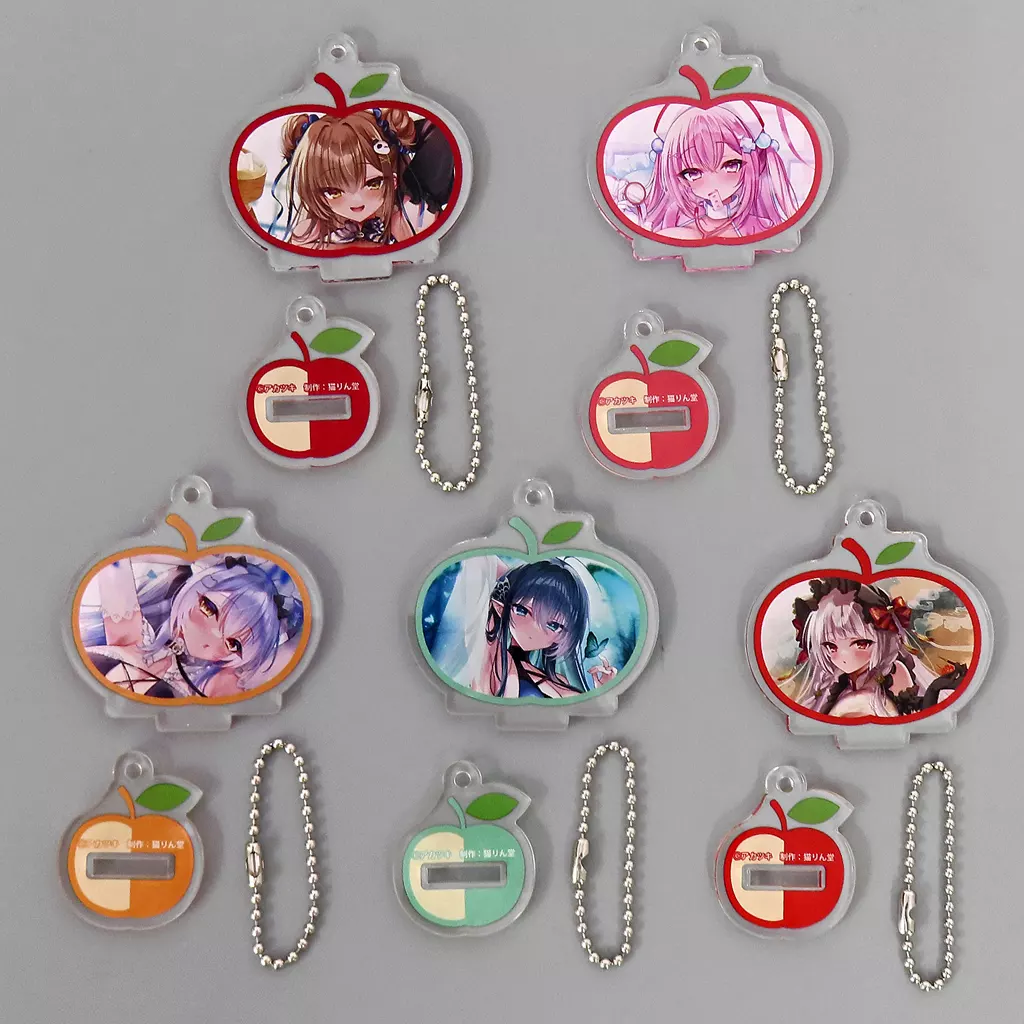 全5種セット アクリルスタンド 「FANZAオンラインくじ 猫りん堂セレクション アカツキ先生 くじ あっぷるるんPai」 D賞